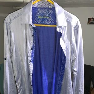 Classic Blue Robert Graham Classic Dress Shirt